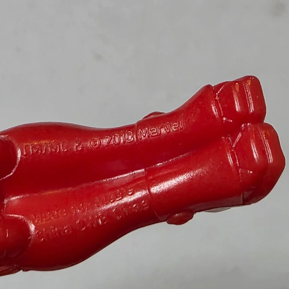 Marvel Iron Man 2 McDonalds 2010 Happy Meal Flying Action Figure Red Rolling